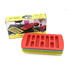 4 Pc Fancy Ice Tray used widely in all kinds of household places while making ices and all purposes.