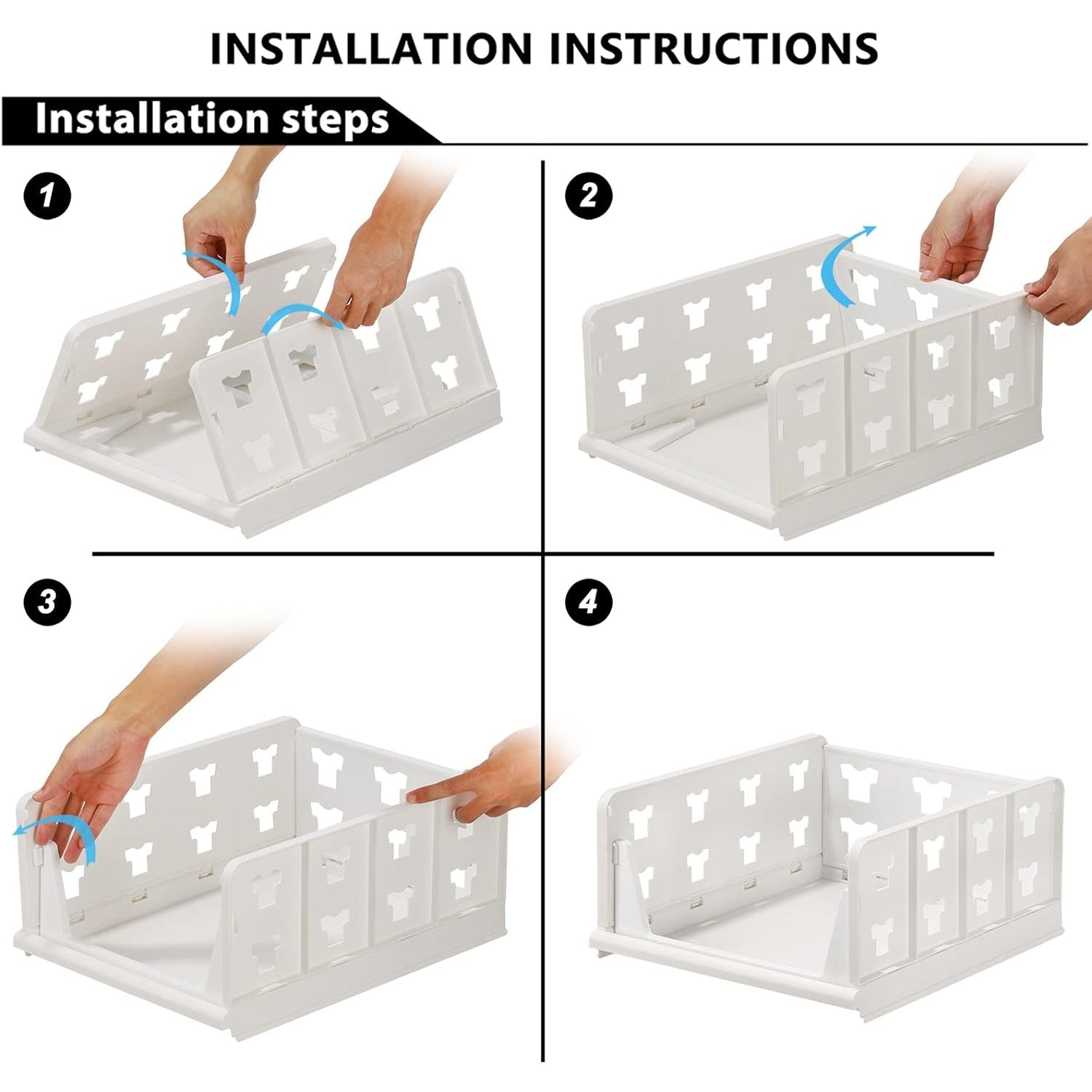 Stackable and foldable storage cart with 3 layers