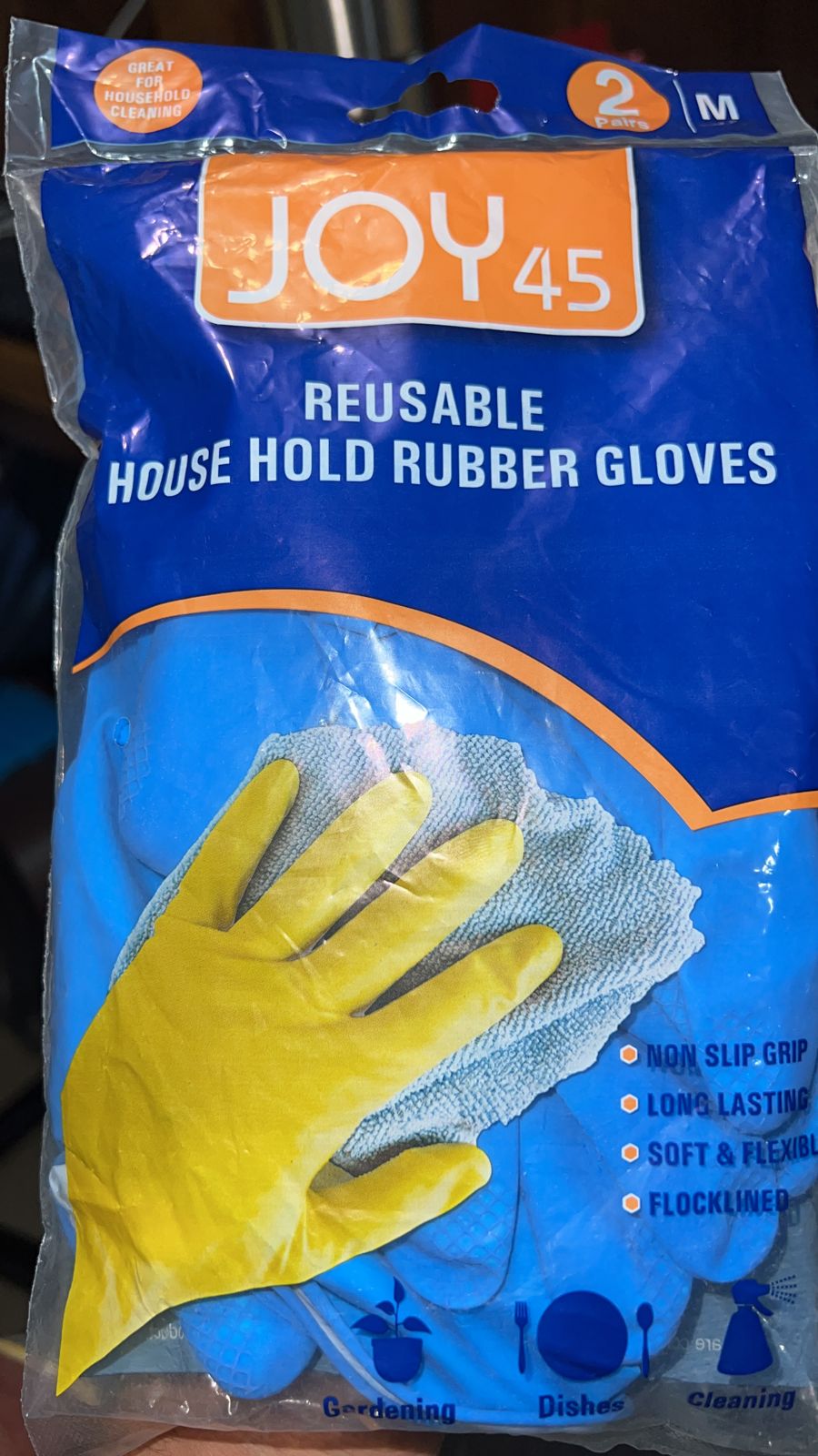 Hand gloves for cleaning