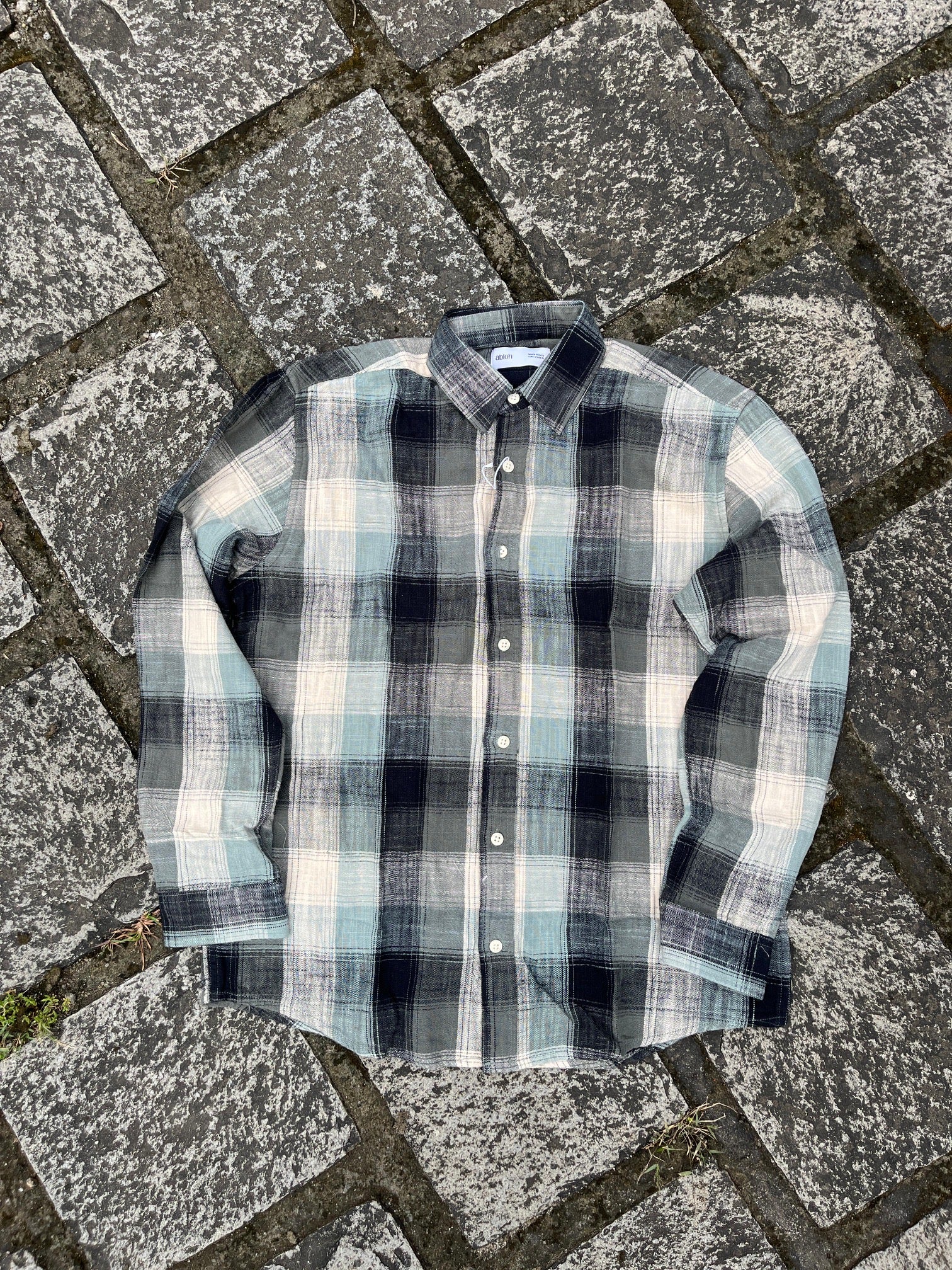 Collar type striped Shirt Men Casuals