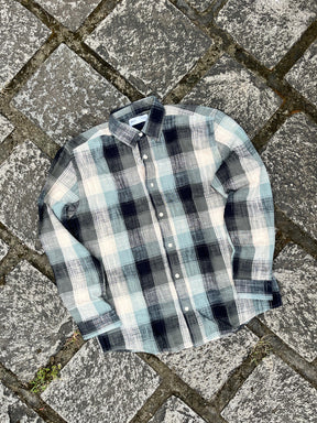 Collar type striped Shirt Men Casuals